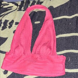 Vibrant Pink Halter Top